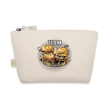 Team Leberkassemmel – Snack Squad! - Organic Pouch - nature - Front