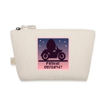 MOTORRAD - FROHE OSTERN - OSTEREI - Bio-Täschchen - Natur - Vorne