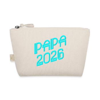 SCHWANGERSCHAFT VERKÜNDEN - VATER 2026 PAPA - Bio-Täschchen - Natur - Vorne