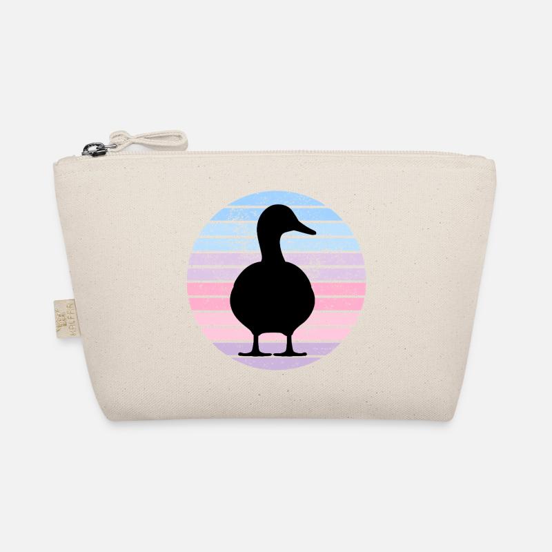 Vintage Duck - Bio-Täschchen - Natur
