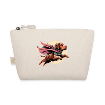 Super Dog Brown Labrador Labi Labbi Gift - Organic Pouch - nature - Front