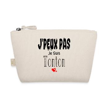 J'Peux Pas Je suis Tonton - Trousse biologique - nature - Devant