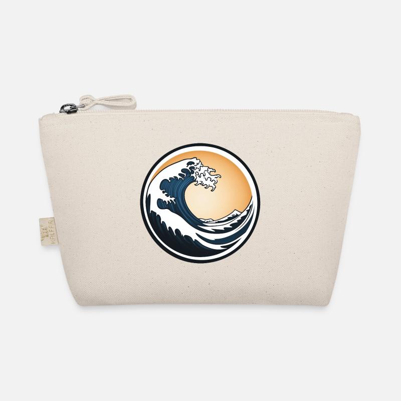 Surf logo, Surfer passion, Water sport Organic Pouch