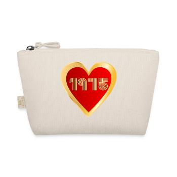 Herz 51st Birthday 1975 - Organic Pouch - nature - Front