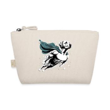Super Dog Labrador Retriever Labi Labbi Gift - Organic Pouch - nature - Front