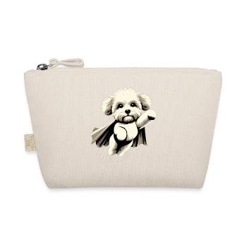 Super Dog Maltipoo Moodle Multipoo Gift - Organic Pouch - nature - Front