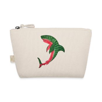 melon shark melon shark fish melon kawaii diving - Organic Pouch - nature - Front
