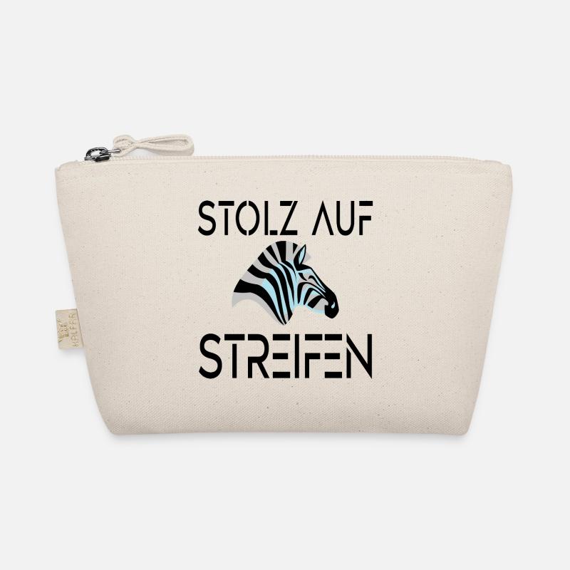 ZEBRA - STOLZ AUF STREIFEN Bio-Täschchen
