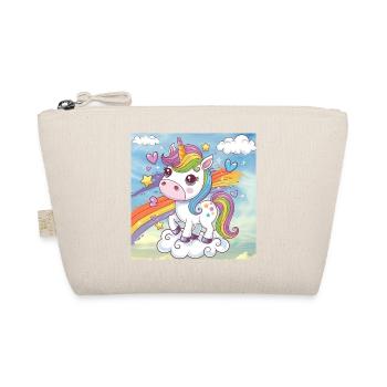 Rainbow Unicorn - Organic Pouch - nature - Front