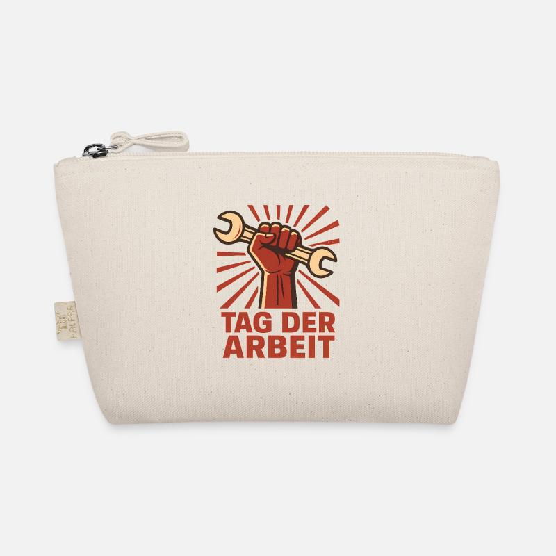 Tag der Arbeit – Faust mit Schraubenschlüssel Bio-Täschchen