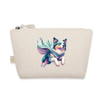 Super Dog Australian Shepherd Sheppie Gift - Organic Pouch - nature - Front