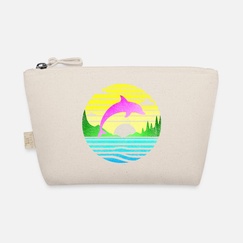 Springender Delfin 2 Bio-Täschchen