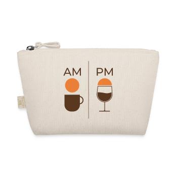 AM Café PM Vin – Kaffee & Wein Design - Trousse biologique - nature - Devant