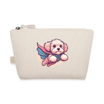 Super Dog Maltipoo Moodle Multipoo Cape Gift - Organic Pouch - nature - Front