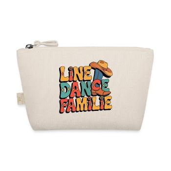 Line Dance Familie - Bio-Täschchen - Natur - Vorne