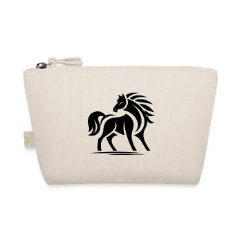 Horses Tribal - Organic Pouch - nature - Front
