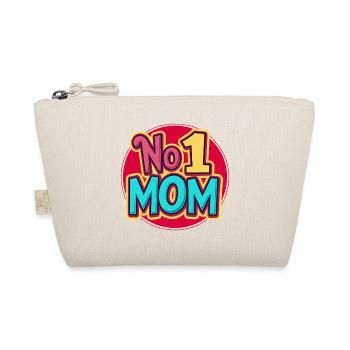 Nummer 1 Mama – Bunt & Liebevoll Muttertag - Bio-Täschchen - Natur - Vorne