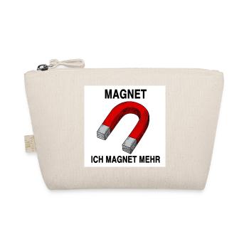 Ich Magnet mehr - mag net mehr - Bio-Täschchen - Natur - Vorne