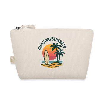 Chasing Sunsets – Surf & Beach Vibes - Organic Pouch - nature - Front