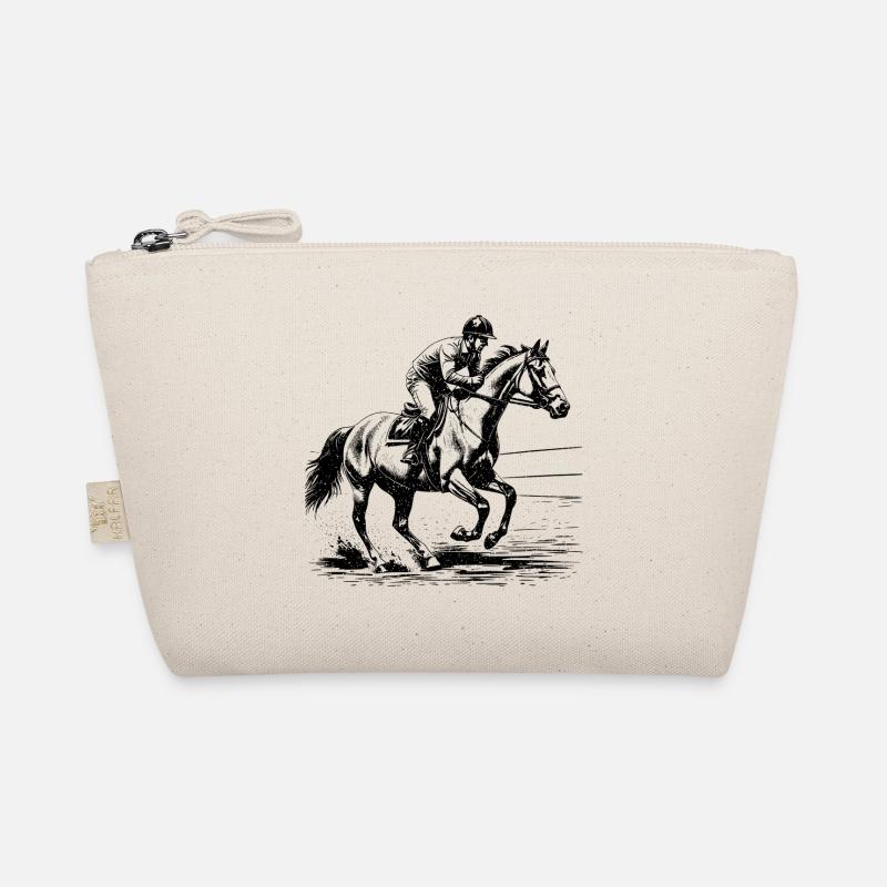 Equestrian Grunge Effect Organic Pouch