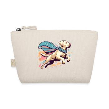 Super Dog Labrador Retriever Labi Labbi Gift - Organic Pouch - nature - Front