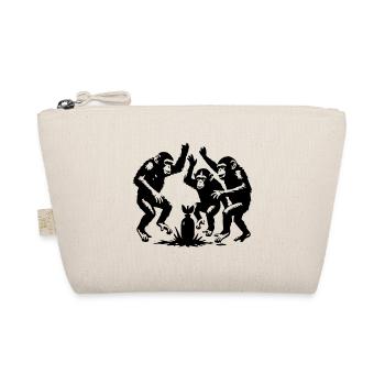 The Money Danc, themonkeydance.de, Affentanz - Organic Pouch - nature - Front