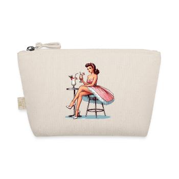 Wife Rockabilly Pina Colada Gift - Organic Pouch - nature - Front