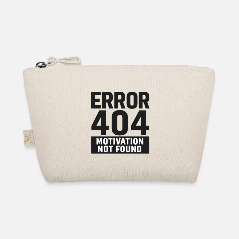 Error 404 – Motivation Not Found Bio-Täschchen