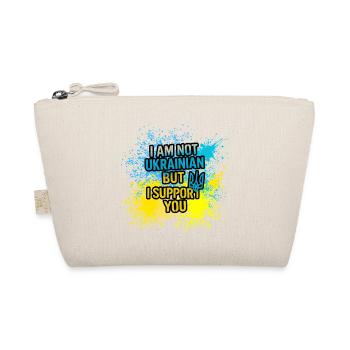 I am not Ukrainian but I support you! - Bio-Täschchen - Natur - Vorne