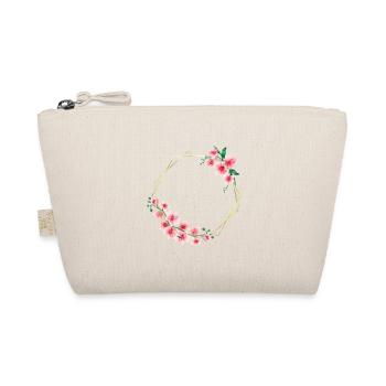 Cadre circulaire élégant et floral avec des fleurs - Trousse biologique - nature - Devant