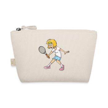 Image joyeuse d’un joueur de tennis - Trousse biologique - nature - Devant