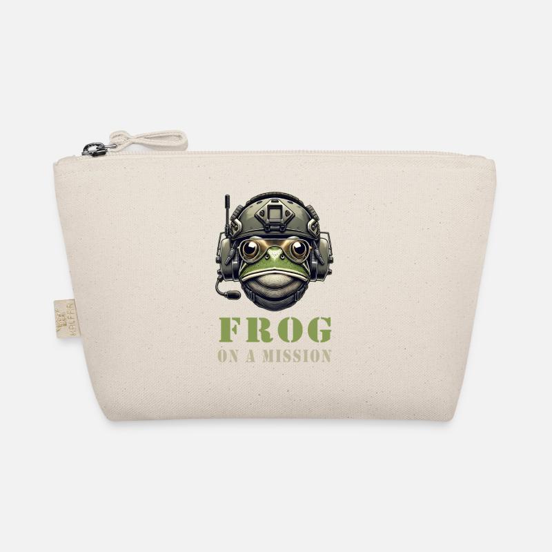 Militär Frosch im Einsatz Bio-Täschchen