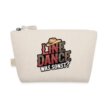 Line Dance Was sonst? Ich bin Line Dancer - Bio-Täschchen - Natur - Vorne