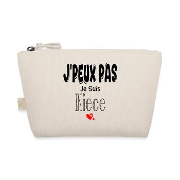 J'Peux Pas Je suis Nièce - Trousse biologique - nature - Devant
