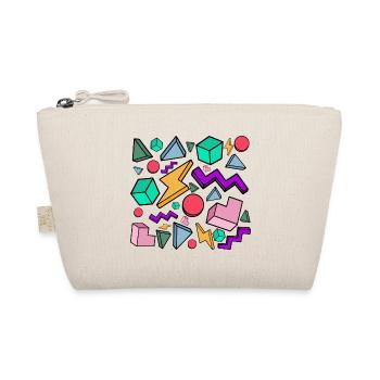 80s Aesthetic Vintage Retro - Organic Pouch - nature - Front