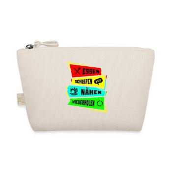 Manger. Dormir. Coudre. Réessayez. - Trousse biologique - nature - Devant