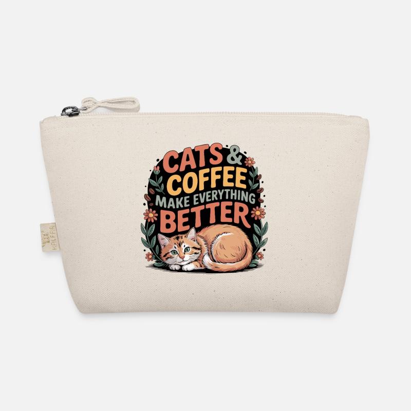 Cat and coffee is all I need Organic Pouch