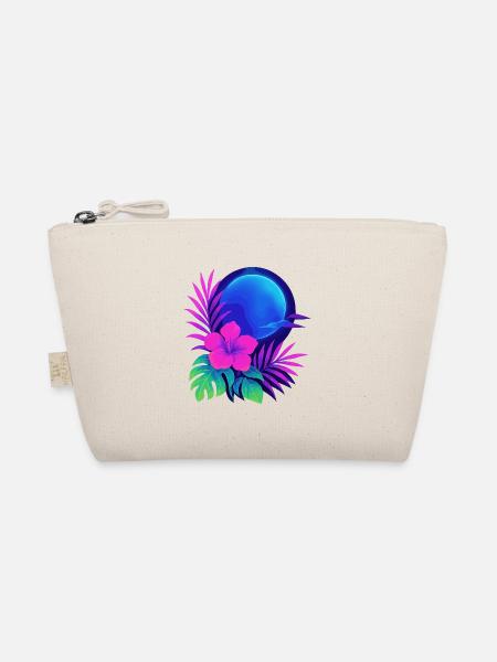 Neon Tropic Moon - Organic Pouch - nature - Front