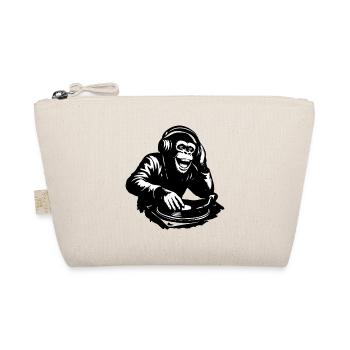DJ The Monkey Dance Banksy Style - Organic Pouch - nature - Front