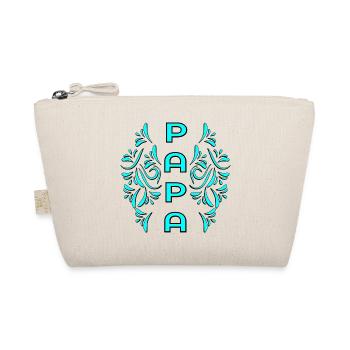 ORNAMENTE VATERTAG PAPA WERDEN - Bio-Täschchen - Natur - Vorne