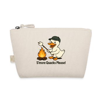 S’more Quacks Please! – Camping Ente - Bio-Täschchen - Natur - Vorne