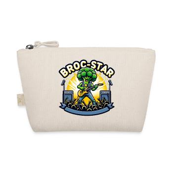 Broc-Star - The rocking broccoli super star - Organic Pouch - nature - Front