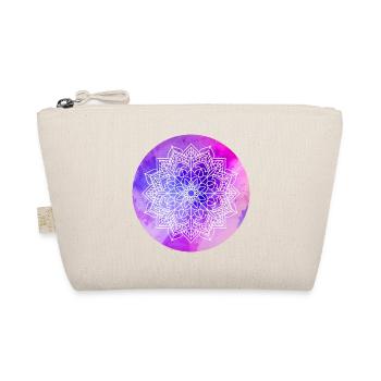 Yoga Mandala Violet Aquarelle Cercle Méditation om - Trousse biologique - nature - Devant