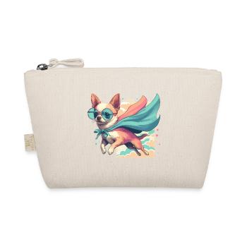 Super Dog Chihuahua Hero Cape Chi Chis Gift - Organic Pouch - nature - Front