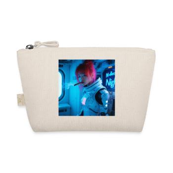 Space Soldier mit einer Zigarre - Bio-Täschchen - Natur - Vorne