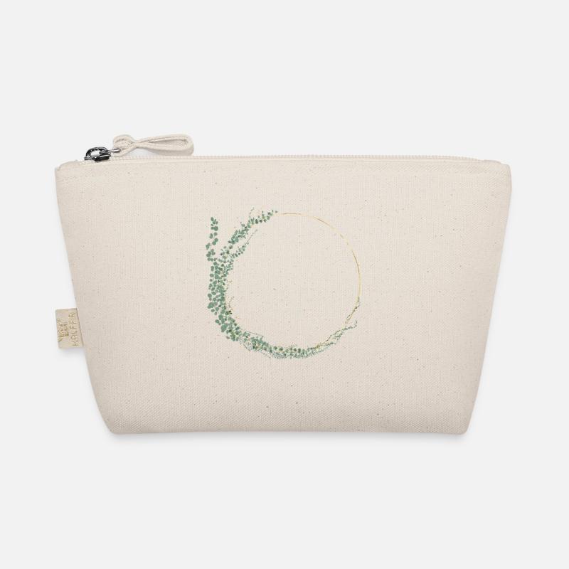 Eucalyptus wreath, personalizable Organic Pouch