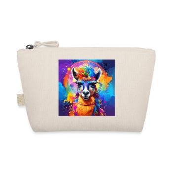 llama,graffiti,painting,colorful - Organic Pouch - nature - Front