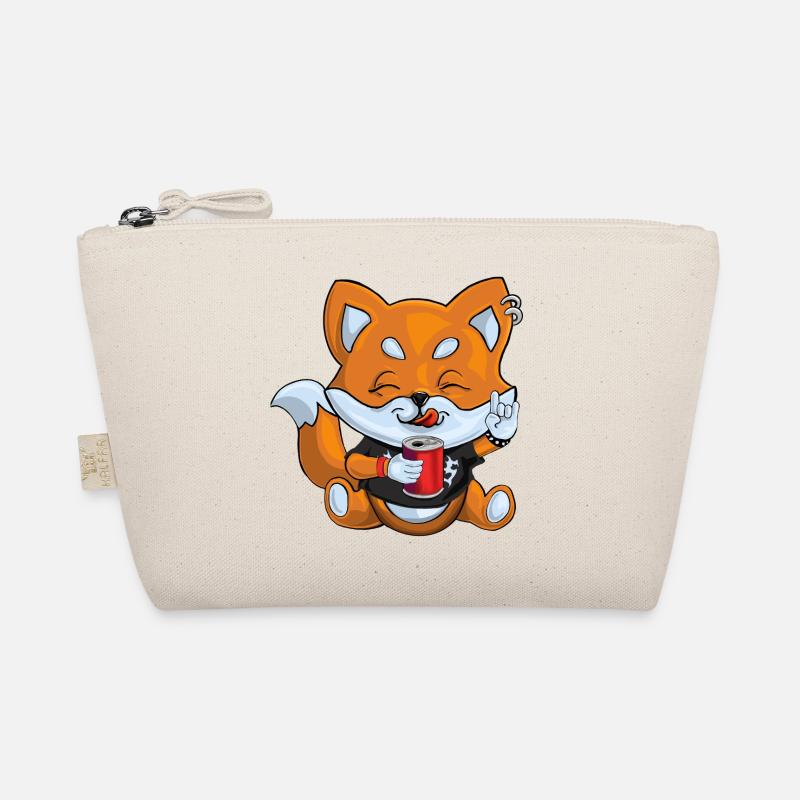 Metal Fuchs - Bio-Täschchen - Natur