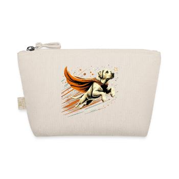 Super Dog Labrador Retriever Labi Labbi Gift - Organic Pouch - nature - Front