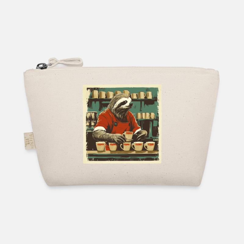 Sloth Barista – Le café est mon rythme - Trousse biologique - nature